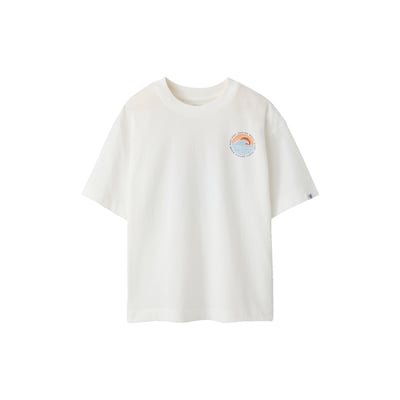 T-shirt motif devant/dos effet délavé JONEN