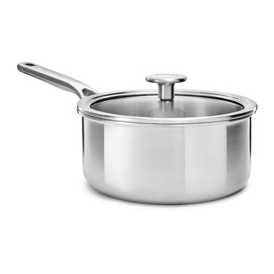 Casserole Multi Plis Inox Avec Couvercle 18cm KITCHENAID