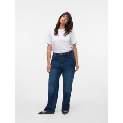VMTESSA Taille haute Wide Leg Fit Jeans Jean à coupe large VERO MODA