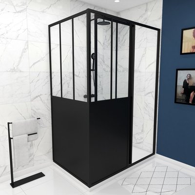 Pack Fabrik porte coulissante + 1 retour HOME MAISON
