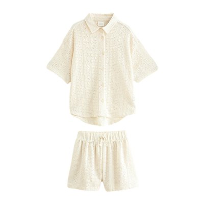 Short et chemise texturée, ensemble NEXT