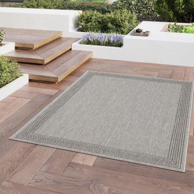 Tapis extérieur tissé kilim rectangle IRISA 2 UN AMOUR DE TAPIS
