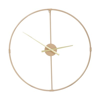 60cm Gold Finish Metal Wall Clock SO'HOME