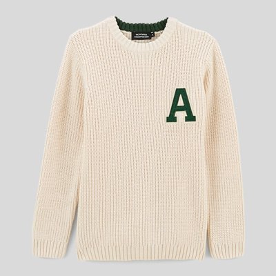 Pull en maille avec patch en coton MONOPRIX