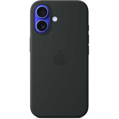 Coque iPhone 16 Silicone MagSafe Noir APPLE