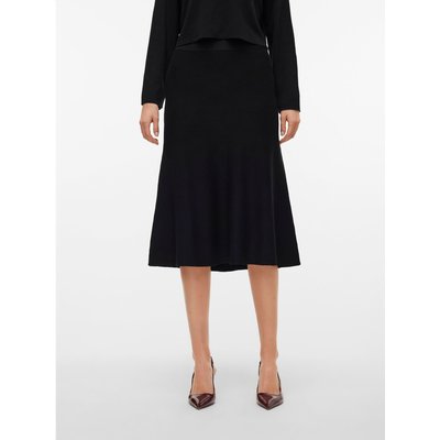 VMINA Taille haute Jupe midi Jupe en maille VERO MODA