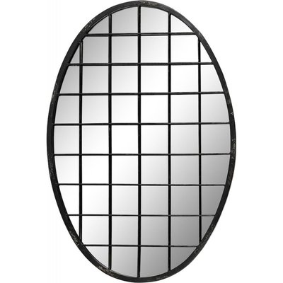 Miroir en métal, ovale élégant RECOLLECTION