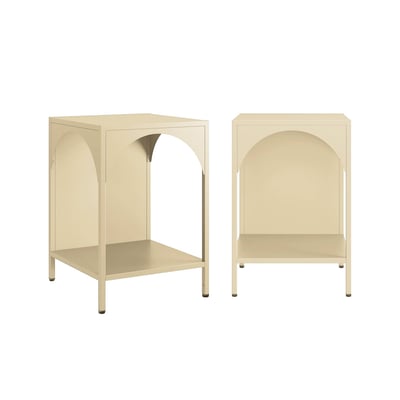 Table de chevet, table d'appoint industrielle métal (lot de 2) SOHO SWEEEK