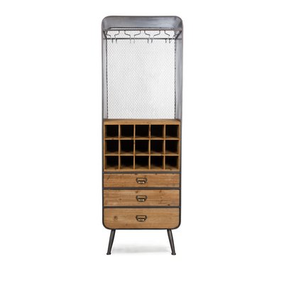 Armoire bar à vins métal et bois - Vino DUTCHBONE