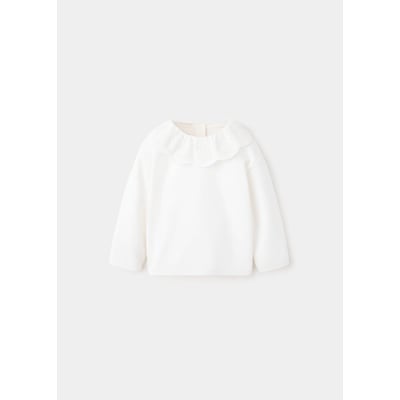 Sweat-shirt coton détails brodés MANGO BABY