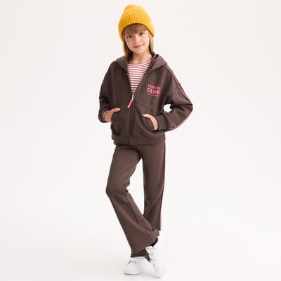 Conjunto de 2 piezas, sudadera de capucha con cremallera y pantalón de chándal LA REDOUTE COLLECTIONS