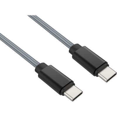 Câble USB C vers USB-C 2M Gris ADEQWAT