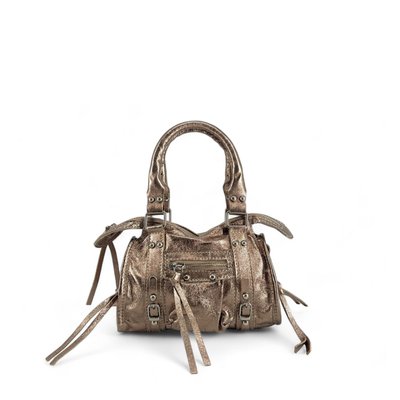 Mini-sac bowling en cuir irisé SANDSTORM NANO OH MY BAG