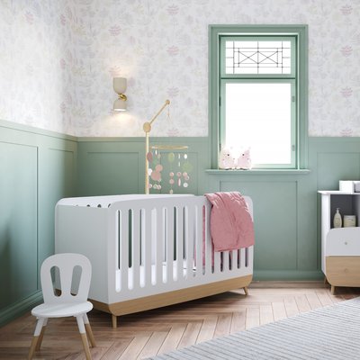 Lit bébé en bois 60x120  - LOUISON TERRE DE NUIT