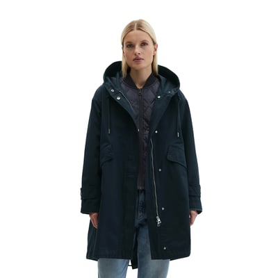 Parka regular en sergé de coton organique MARC O'POLO