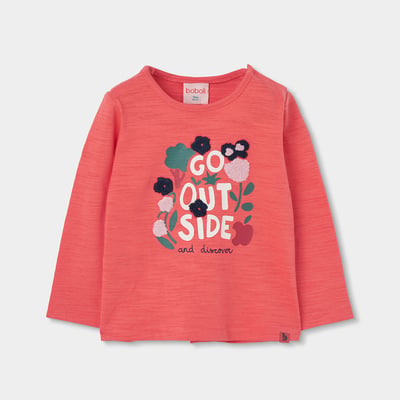 T-shirt fille imprimé fleurs BOBOLI