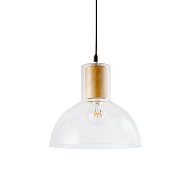 Lámpara de techo de vidrio y madera Ø24,5 cm, Lizia LA REDOUTE INTERIEURS