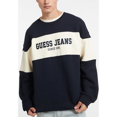 Sweat-Shirt Ras-Du-Cou Rayure Horizontale GUESS