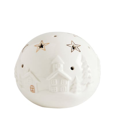 Boule décorative LED petit modèle Village de Noël MATHILDE M