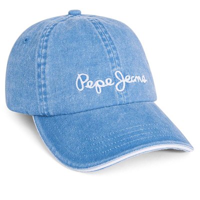 Casquette Avec Logo Brodé En Denim PEPE JEANS