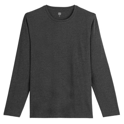 T-shirt col rond manches longues LA REDOUTE COLLECTIONS