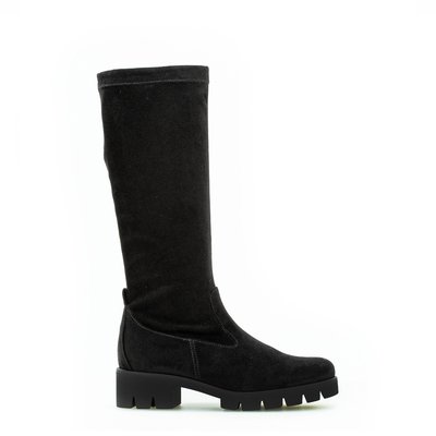 Bottes velours noir femme La Redoute
