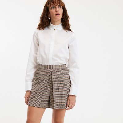 Camisa con cuello victoriano, manga larga LA REDOUTE COLLECTIONS