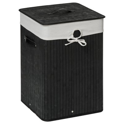 Bamboo Laundry Hamper With Liner SO'HOME