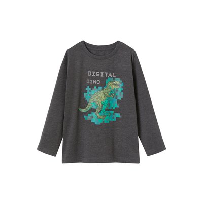 T-shirt digital dino effet pixel en relief VERTBAUDET
