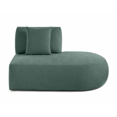 Module d'assise droit en Tissu texturé - SANTORINI LISA DESIGN