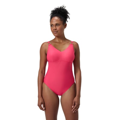 Maillot de bain 1 pièce à bretelles fines ajustables et col V SPEEDO