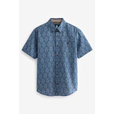 Chemise à manches courtes imprimée NEXT