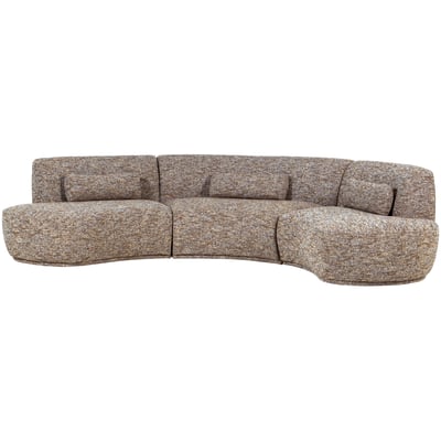 Canapé 6 places en tissu BATAVIER WOOOD