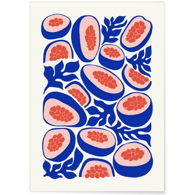 Affiche Papayes Tropicales L'AFFICHERIE