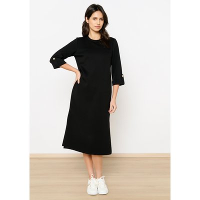 Robe sweat droite à manches 3/4 LOLALIZA