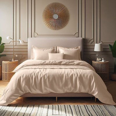 Housse de couette satin de coton JULIA FEBRONIE