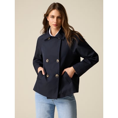Trench-coat court croisé OLTRE