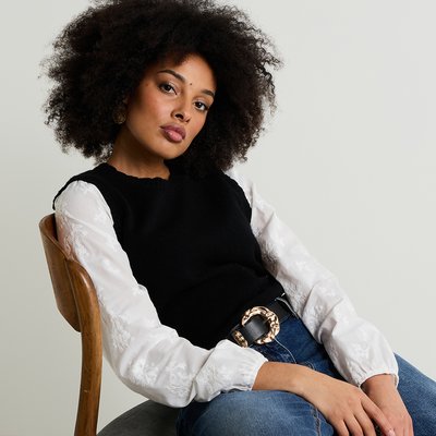 Pull bi-matière GRAIN DE MALICE