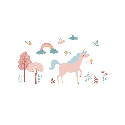 Stickers XL licorne VERTBAUDET