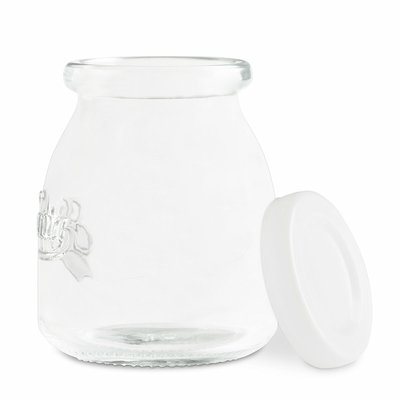 12 pots en verre pour yaourtières - ypo12 H.KOENIG