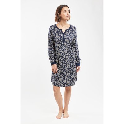 Chemise de nuit imprimée en coton ARMOR-LUX