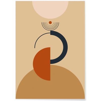 Affiche Abstract Composition 2 L'AFFICHERIE