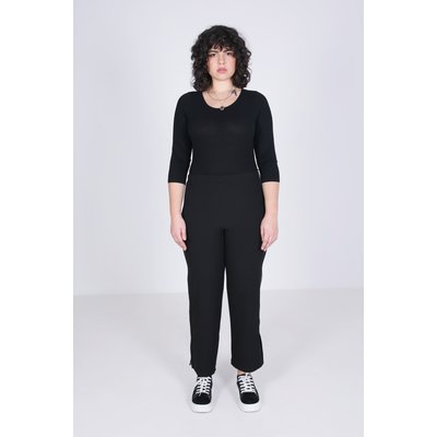 Pantalon droit uni avec un galon au côté JEAN-MARC PHILIPPE