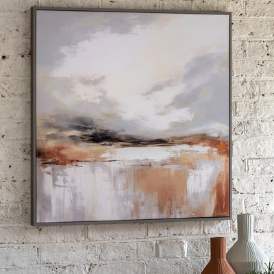 80x80cm Warm Horizon Framed Canvas SO'HOME