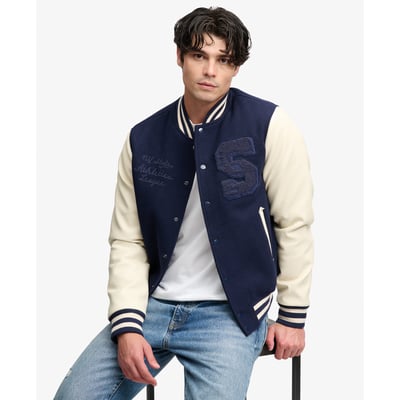 Veste Universitaire à Patchs Vintage SUPERDRY