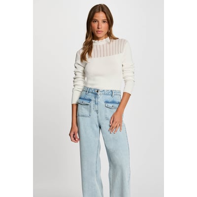 Pull col montant MORGAN