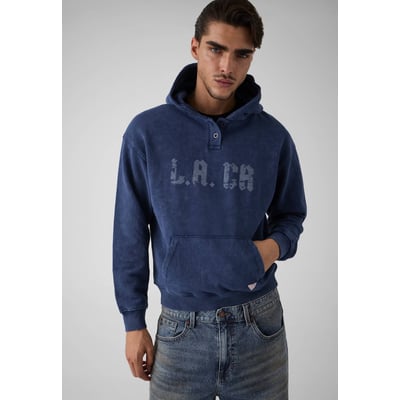 Sweat-Shirt Imprimé À Capuche GUESS