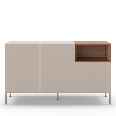 Buffet 3 portes en bois et métal L140cm - Quenor DRAWER