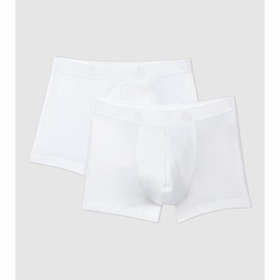 2er-Pack Boxershorts, uni, Baumwolle PETIT BATEAU