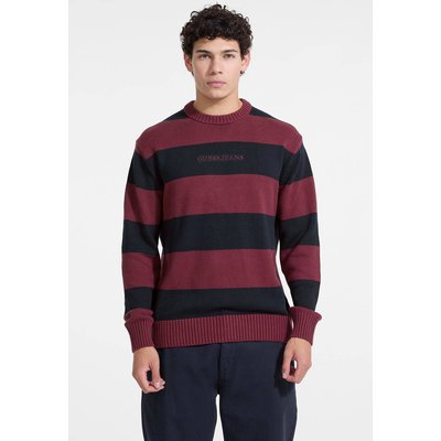 Pull Logo Brodé Rayé GUESS